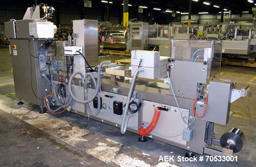 Used Klockner Medipak Model CP-2 EEL Blisterpack Machine. Capable of speeds from 20 to 60 cycles per minute. Max base film width: 150mm. Max film advance (draw off length): 150mm. Max froming depth: ...