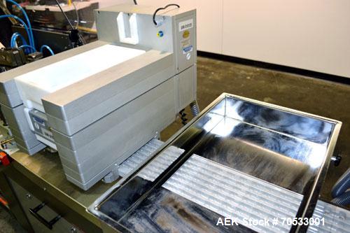 Used Klockner Medipak Model CP-2 EEL Blisterpack Machine. Capable of speeds from 20 to 60 cycles per minute. Max base film width: 150mm. Max film advance (draw off length): 150mm. Max froming depth: ...
