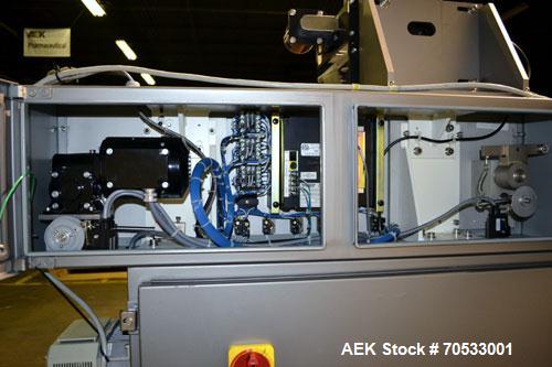Used Klockner Medipak Model CP-2 EEL Blisterpack Machine. Capable of speeds from 20 to 60 cycles per minute. Max base film width: 150mm. Max film advance (draw off length): 150mm. Max froming depth: ...