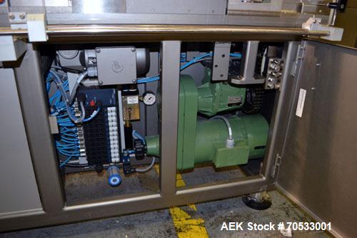 Used Klockner Medipak Model CP-2 EEL Blisterpack Machine. Capable of speeds from 20 to 60 cycles per minute. Max base film width: 150mm. Max film advance (draw off length): 150mm. Max froming depth: ...
