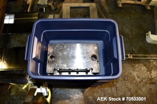 Used Klockner Medipak Model CP-2 EEL Blisterpack Machine. Capable of speeds from 20 to 60 cycles per minute. Max base film width: 150mm. Max film advance (draw off length): 150mm. Max froming depth: ...