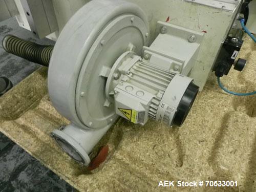 Used Klockner Medipak Model CP-2 EEL Blisterpack Machine. Capable of speeds from 20 to 60 cycles per minute. Max base film width: 150mm. Max film advance (draw off length): 150mm. Max froming depth: ...