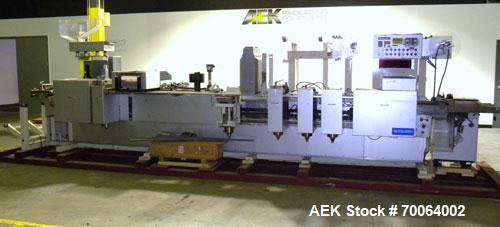 Used Klockner Form & Fill Automatic Thermo Capsule / Blister Packaging Machine, Model CP11. Capable of speeds up to 60 strokes or 500 blisters per minute depending on application. Maximum film foil w...