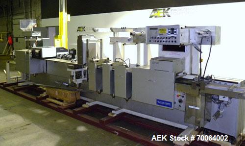 Used Klockner Form & Fill Automatic Thermo Capsule / Blister Packaging Machine, Model CP11. Capable of speeds up to 60 strokes or 500 blisters per minute depending on application. Maximum film foil w...