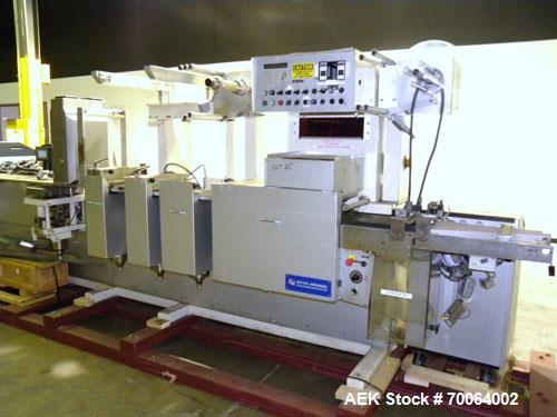 Used Klockner Form & Fill Automatic Thermo Capsule / Blister Packaging Machine, Model CP11. Capable of speeds up to 60 strokes or 500 blisters per minute depending on application. Maximum film foil w...