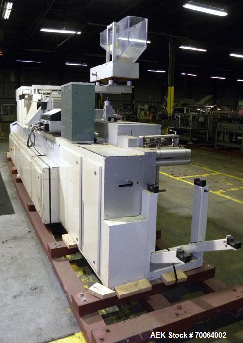 Used Klockner Form & Fill Automatic Thermo Capsule / Blister Packaging Machine, Model CP11. Capable of speeds up to 60 strokes or 500 blisters per minute depending on application. Maximum film foil w...
