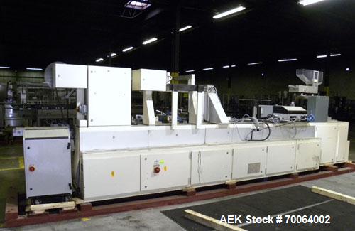 Used Klockner Form & Fill Automatic Thermo Capsule / Blister Packaging Machine, Model CP11. Capable of speeds up to 60 strokes or 500 blisters per minute depending on application. Maximum film foil w...