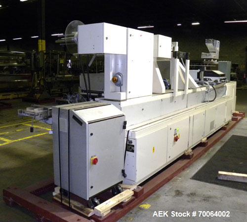 Used Klockner Form & Fill Automatic Thermo Capsule / Blister Packaging Machine, Model CP11. Capable of speeds up to 60 strokes or 500 blisters per minute depending on application. Maximum film foil w...