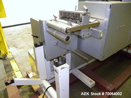 Used Klockner Form & Fill Automatic Thermo Capsule / Blister Packaging Machine, Model CP11. Capable of speeds up to 60 strokes or 500 blisters per minute depending on application. Maximum film foil w...