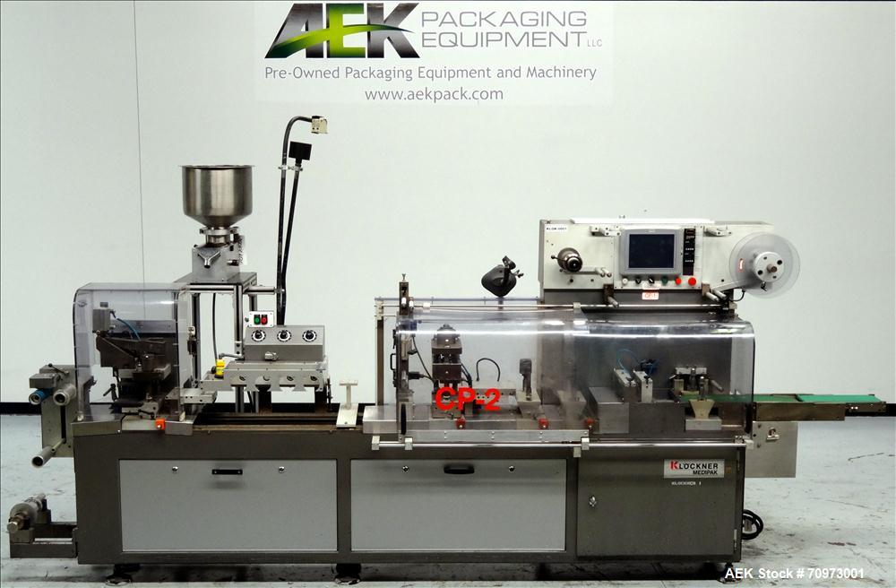 Used Klockner Medipak Model CP-2 EL Blisterpack Machine 