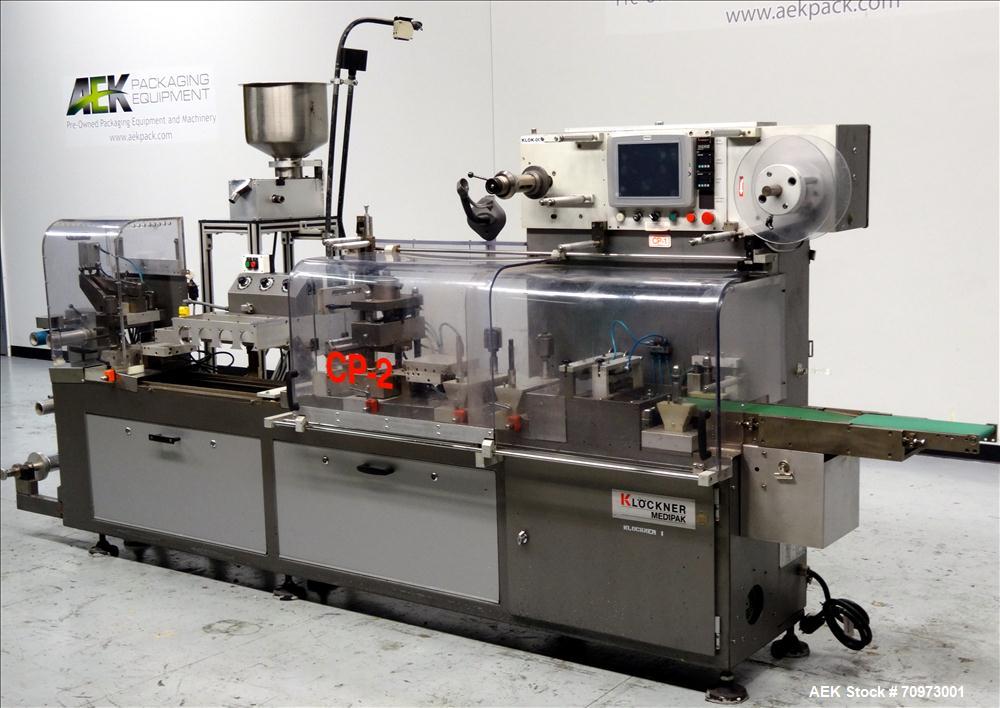 Used Klockner Medipak Model CP-2 EL Blisterpack Machine 