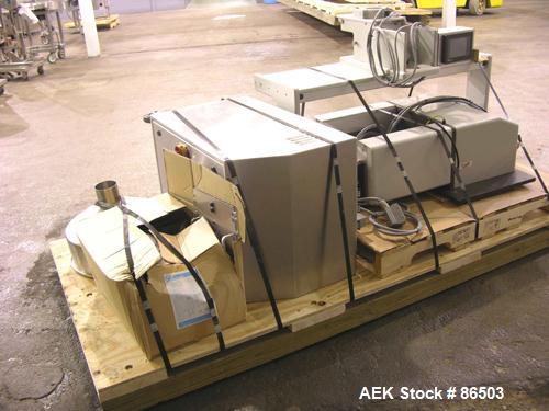 Used Klockner Thermoforming Blister Machine Model CP8. Designed to handle 12-25 mm draw depths, 175 mm max width, 112 mm max advance, 167 mm x 110 mm effective surface at up to 60 cycles/minute at up...