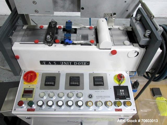 Used Klockner Model EAS Blister Pack Thermoforming Machine