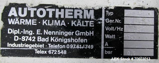 Used Klockner Model EAS Blister Pack Thermoforming Machine