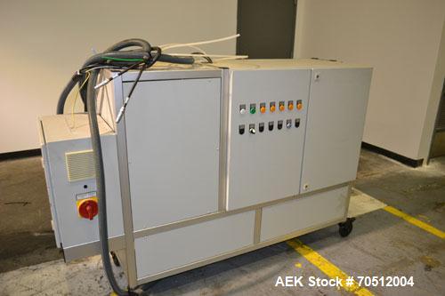 Used MAC III Model Super 2000 Blister Pack Machine. Machine is capable of up to 50 cycles per minute. Has maximum web dimensions of 8.67" or 220 mm wide with a 20" maximum diameter roll (2.75" to 3" ...