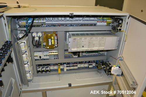 Used MAC III Model Super 2000 Blister Pack Machine. Machine is capable of up to 50 cycles per minute. Has maximum web dimensions of 8.67" or 220 mm wide with a 20" maximum diameter roll (2.75" to 3" ...