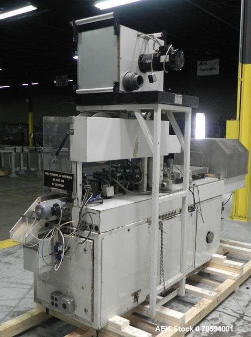Used Noack Model DPN 760 Blisterpack Thermoformer Machine.Capable of speeds up to 60 cycles per minute. Maximum foil width 165 mm, indexing length 123 mm, forming area 150 mm x 120 mm, forming depth ...