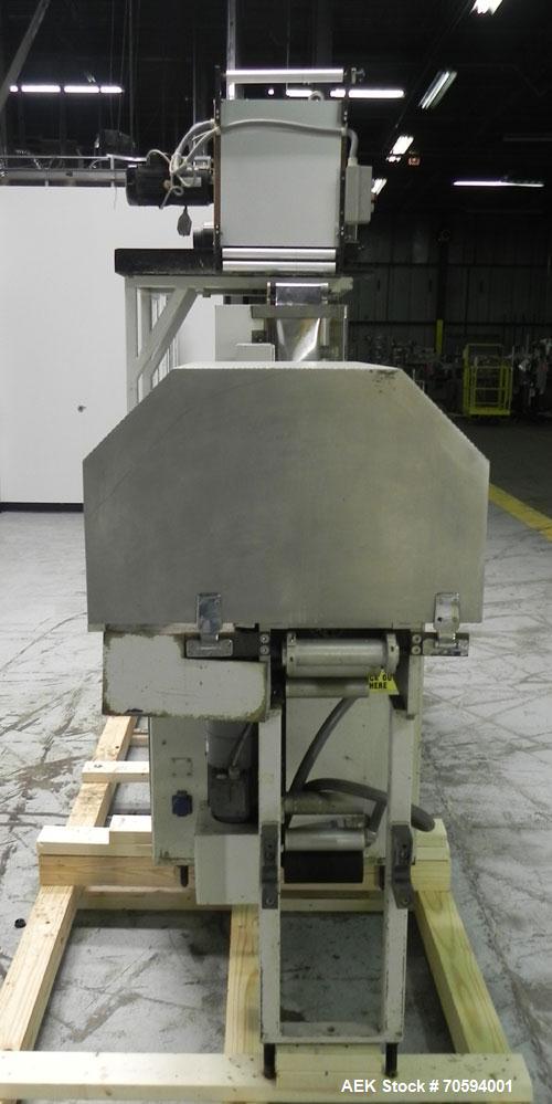 Used Noack Model DPN 760 Blisterpack Thermoformer Machine.Capable of speeds up to 60 cycles per minute. Maximum foil width 165 mm, indexing length 123 mm, forming area 150 mm x 120 mm, forming depth ...