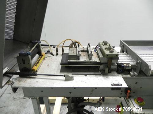 Used Noack Model DPN 760 Blisterpack Thermoformer Machine.Capable of speeds up to 60 cycles per minute. Maximum foil width 165 mm, indexing length 123 mm, forming area 150 mm x 120 mm, forming depth ...