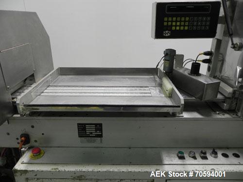 Used Noack Model DPN 760 Blisterpack Thermoformer Machine.Capable of speeds up to 60 cycles per minute. Maximum foil width 165 mm, indexing length 123 mm, forming area 150 mm x 120 mm, forming depth ...
