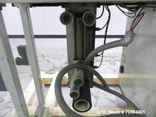 Used Noack Model DPN 760 Blisterpack Thermoformer Machine.Capable of speeds up to 60 cycles per minute. Maximum foil width 165 mm, indexing length 123 mm, forming area 150 mm x 120 mm, forming depth ...