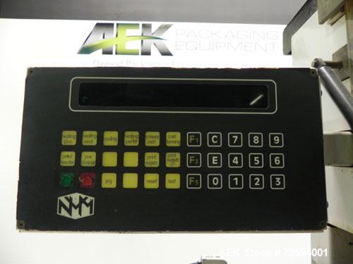 Used Noack Model DPN 760 Blisterpack Thermoformer Machine.Capable of speeds up to 60 cycles per minute. Maximum foil width 165 mm, indexing length 123 mm, forming area 150 mm x 120 mm, forming depth ...