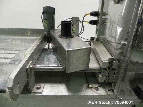 Used Noack Model DPN 760 Blisterpack Thermoformer Machine.Capable of speeds up to 60 cycles per minute. Maximum foil width 165 mm, indexing length 123 mm, forming area 150 mm x 120 mm, forming depth ...