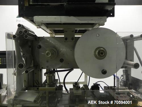 Used Noack Model DPN 760 Blisterpack Thermoformer Machine.Capable of speeds up to 60 cycles per minute. Maximum foil width 165 mm, indexing length 123 mm, forming area 150 mm x 120 mm, forming depth ...