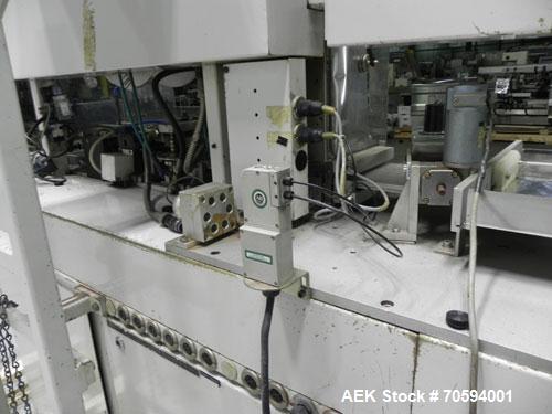 Used Noack Model DPN 760 Blisterpack Thermoformer Machine.Capable of speeds up to 60 cycles per minute. Maximum foil width 165 mm, indexing length 123 mm, forming area 150 mm x 120 mm, forming depth ...