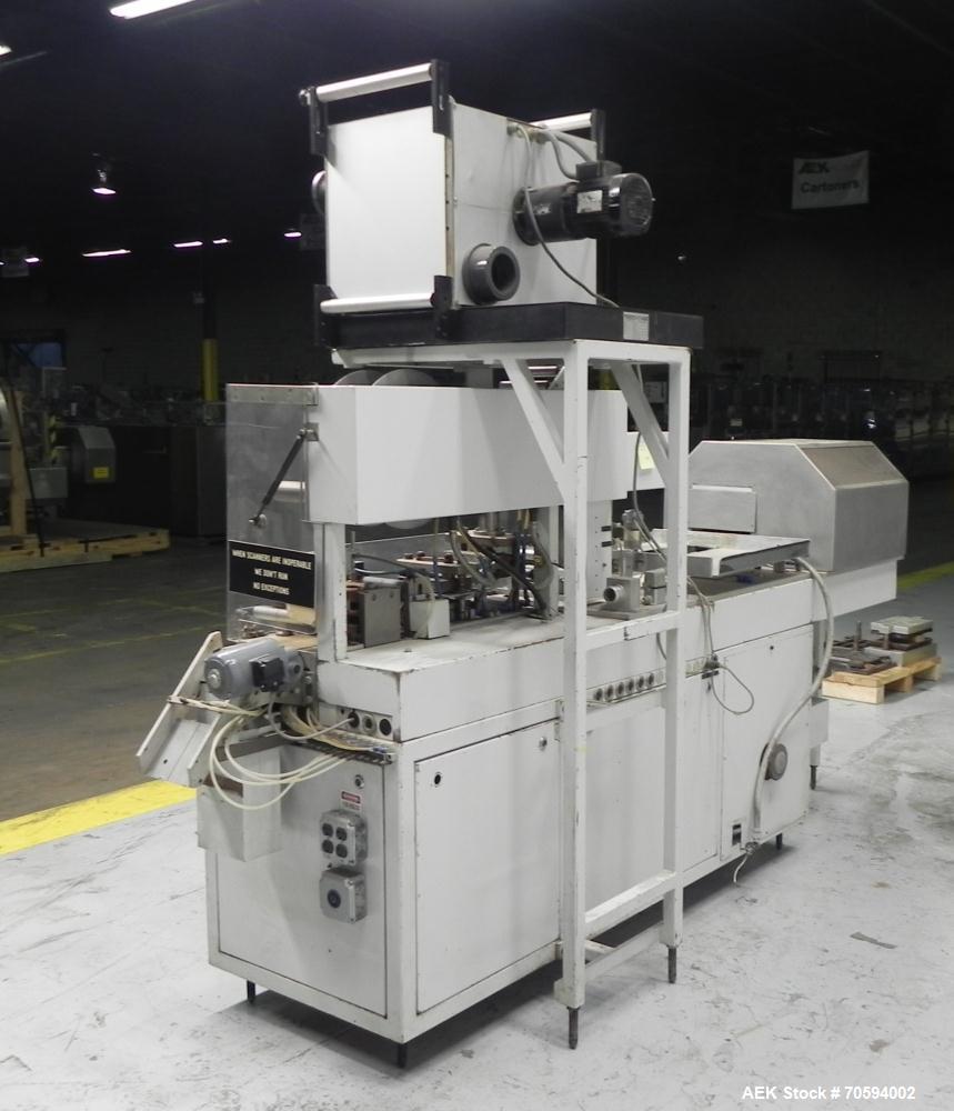 Used Noack Model DPN 760 Blisterpack Thermoformer Machine. Capable of speeds up to 60 cycles per minute. Maximum foil width 165 mm, indexing length 123 mm, forming area 150 mm x 120 mm, forming depth...