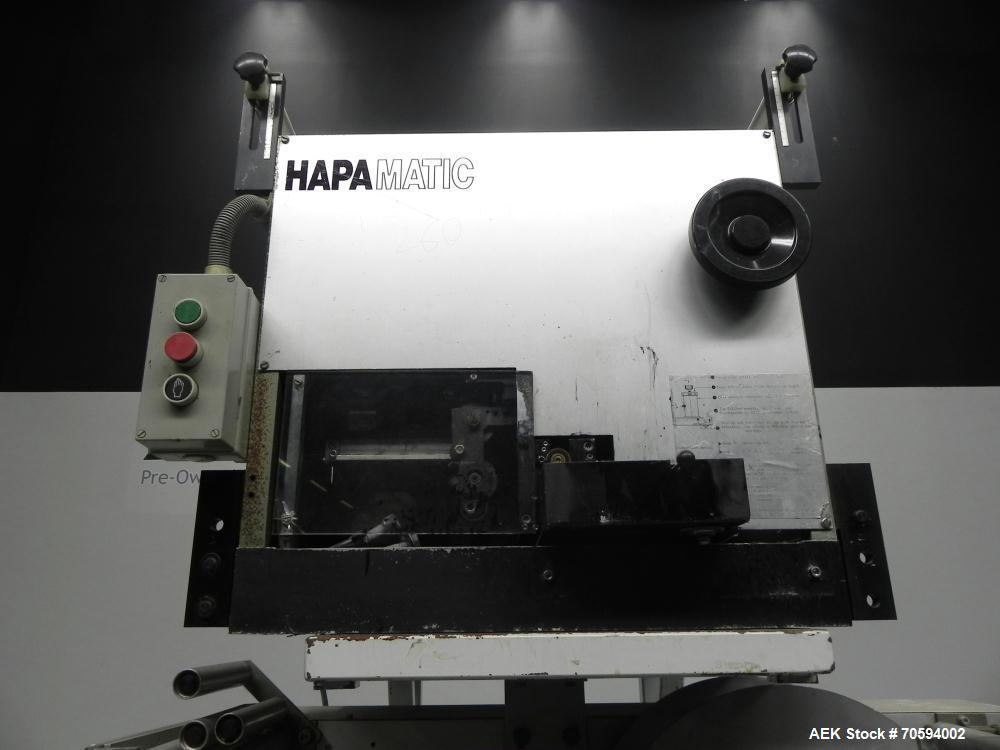 Used Noack Model DPN 760 Blisterpack Thermoformer Machine. Capable of speeds up to 60 cycles per minute. Maximum foil width 165 mm, indexing length 123 mm, forming area 150 mm x 120 mm, forming depth...