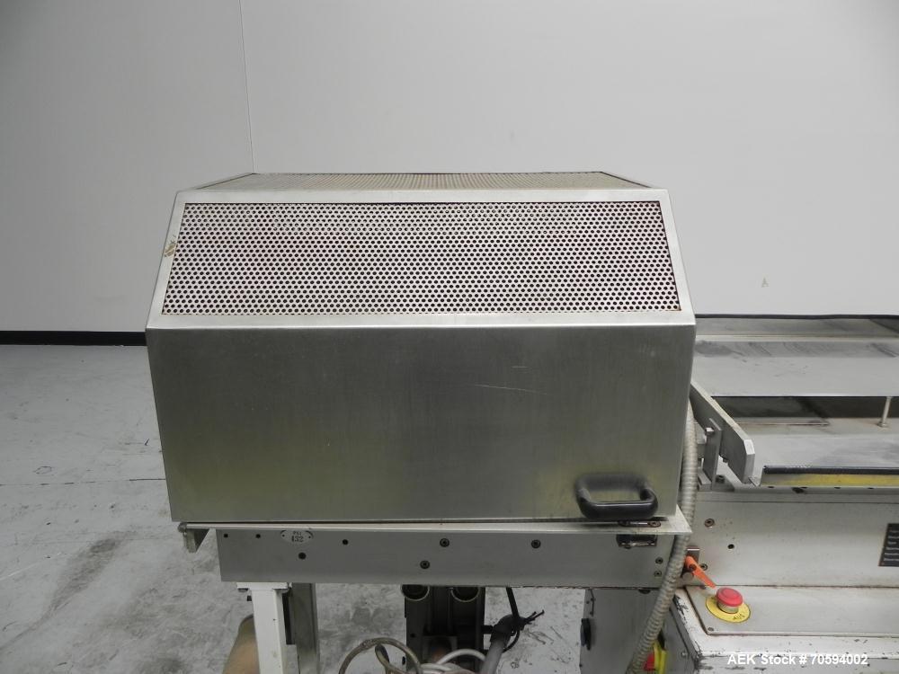Used Noack Model DPN 760 Blisterpack Thermoformer Machine. Capable of speeds up to 60 cycles per minute. Maximum foil width 165 mm, indexing length 123 mm, forming area 150 mm x 120 mm, forming depth...