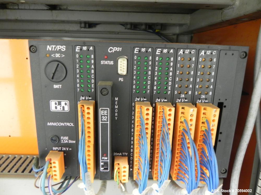 Used Noack Model DPN 760 Blisterpack Thermoformer Machine. Capable of speeds up to 60 cycles per minute. Maximum foil width 165 mm, indexing length 123 mm, forming area 150 mm x 120 mm, forming depth...