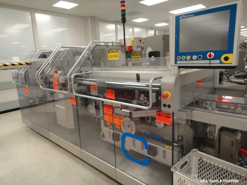 Used-Used Uhlmann thermoforming blister packaging line consisting of: - Uhlmann UPS4 ETX blister machine, with dual pick-and...