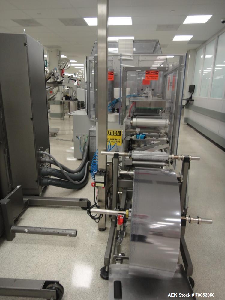 Used-Used Uhlmann thermoforming blister packaging line consisting of: - Uhlmann UPS4 ETX blister machine, with dual pick-and...