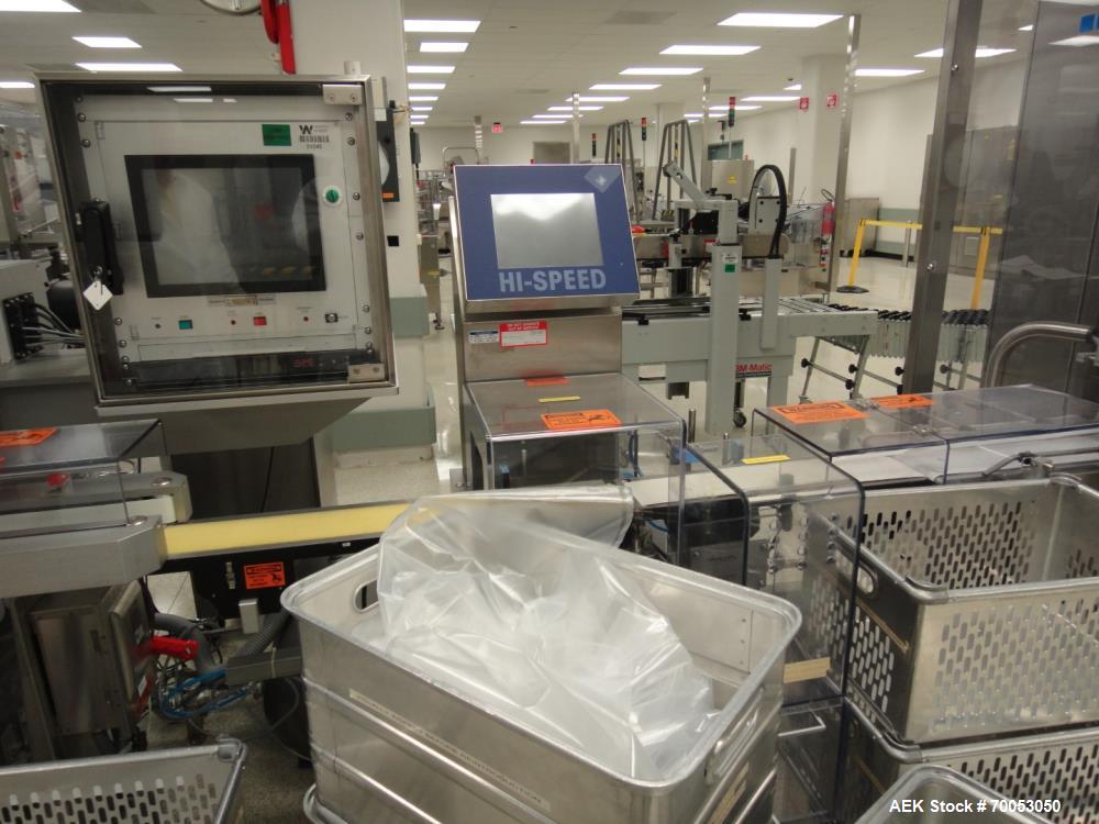 Used Uhlmann Blister Packaging Line – UPS4 ETX Blister Machine, C2155 Cartoner, E4040 Case Packer