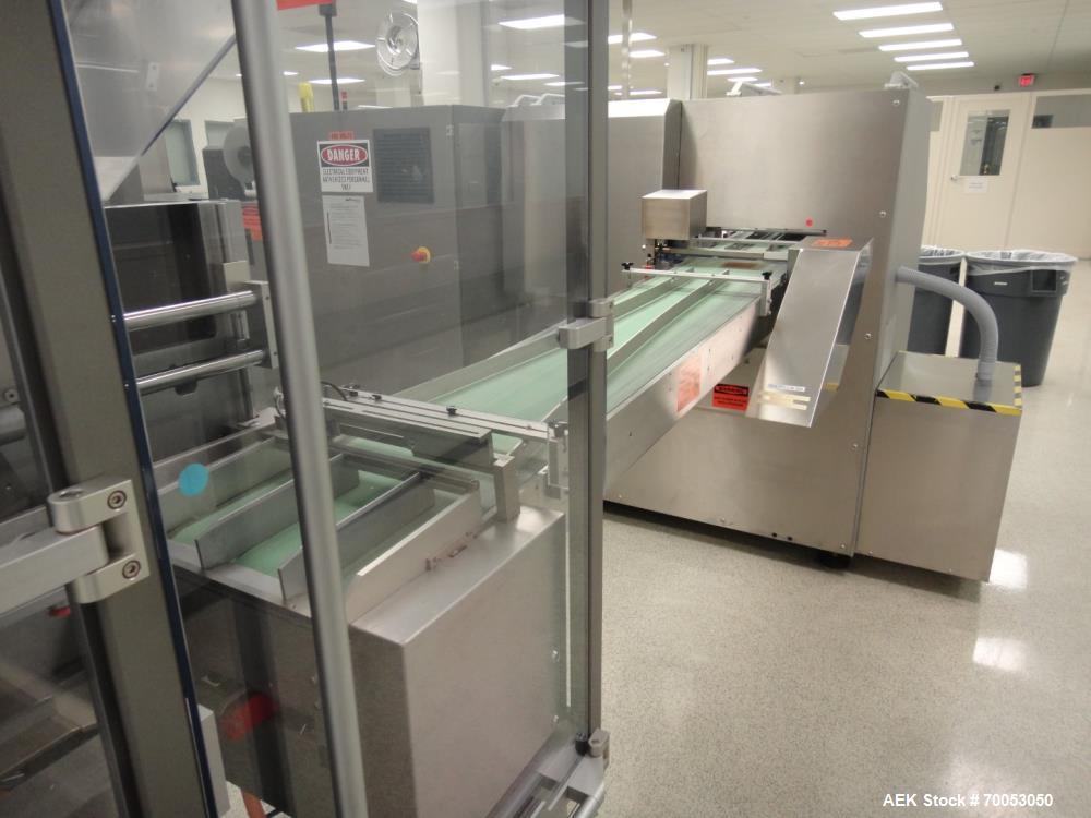Used Uhlmann Blister Packaging Line – UPS4 ETX Blister Machine, C2155 Cartoner, E4040 Case Packer