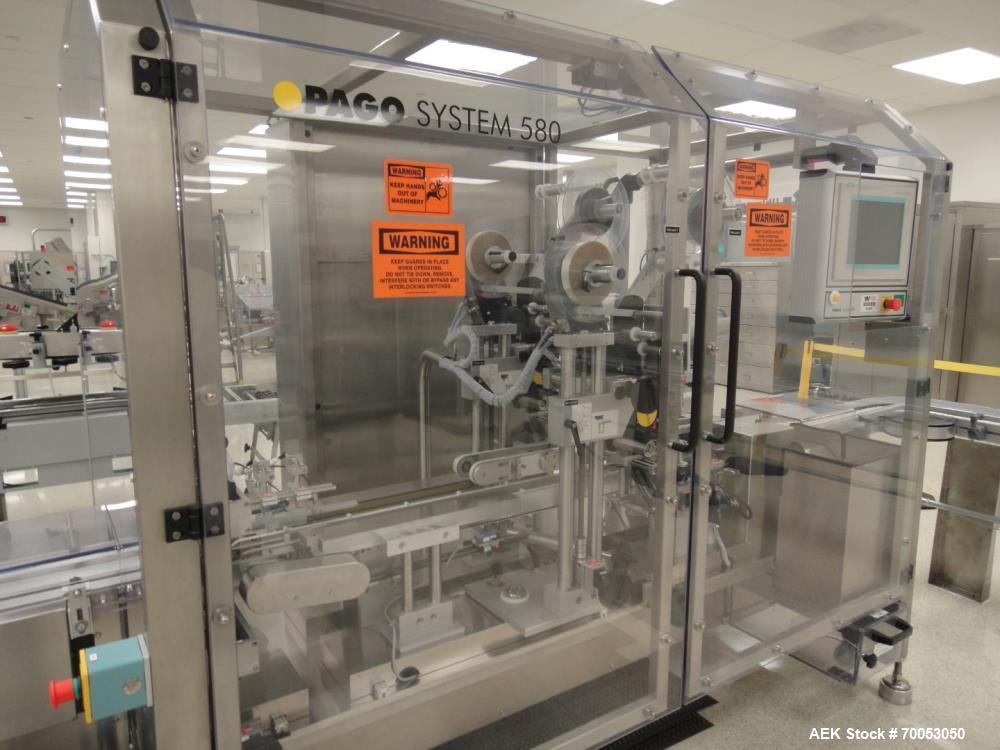 Used Uhlmann Blister Packaging Line – UPS4 ETX Blister Machine, C2155 Cartoner, E4040 Case Packer