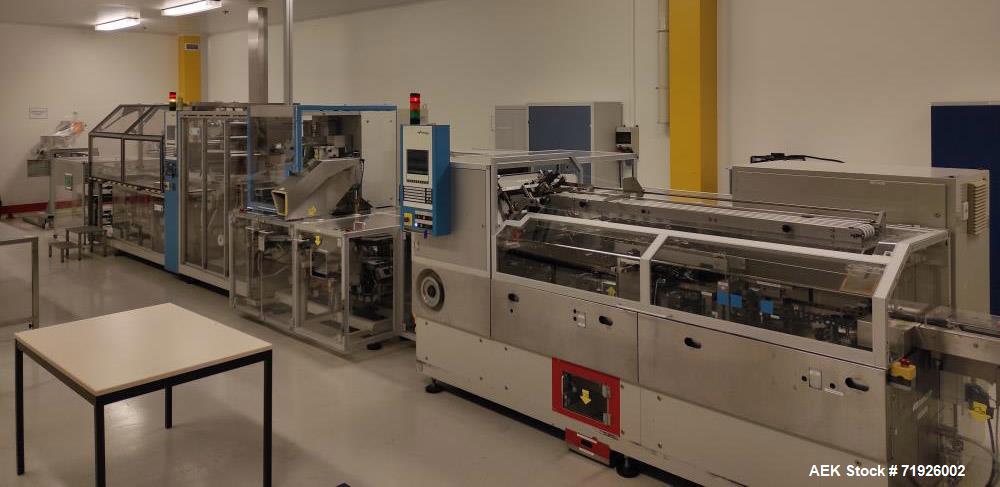 Used Uhlmann Model UPS 1060 Continuous Pharmaceutical Blister Packing Line