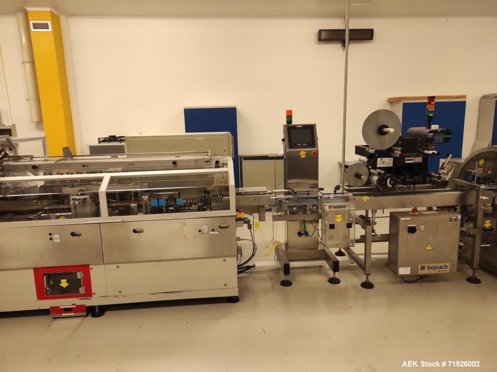 Used- Uhlmann Model UPS 1060 Continuous Pharmaceutical Blister Packing Line