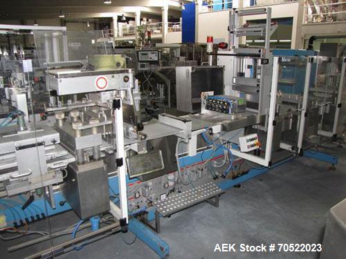 Used Uhlmann UPS 4 MT Blister Drawing/Sealing Machine for PVC/PVDC-ALU