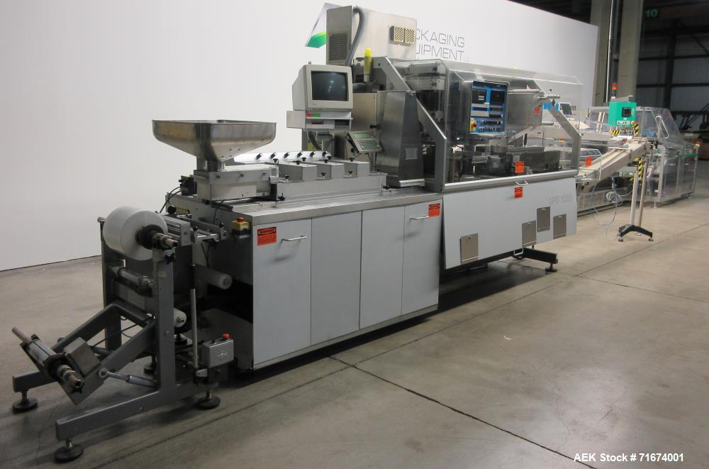 Used Uhlmann UPS 1020 Pharmaceutical Blister Sealer – 300 BPM