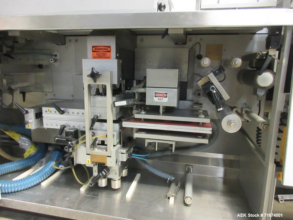 Used Uhlmann UPS 1020 Pharmaceutical Blister Sealer – 300 BPM