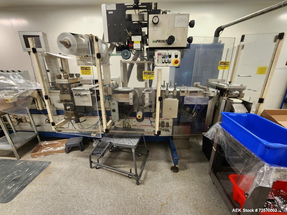 Used Uhlmann UPS2-MT Horizontal Blister Pack Thermoformer