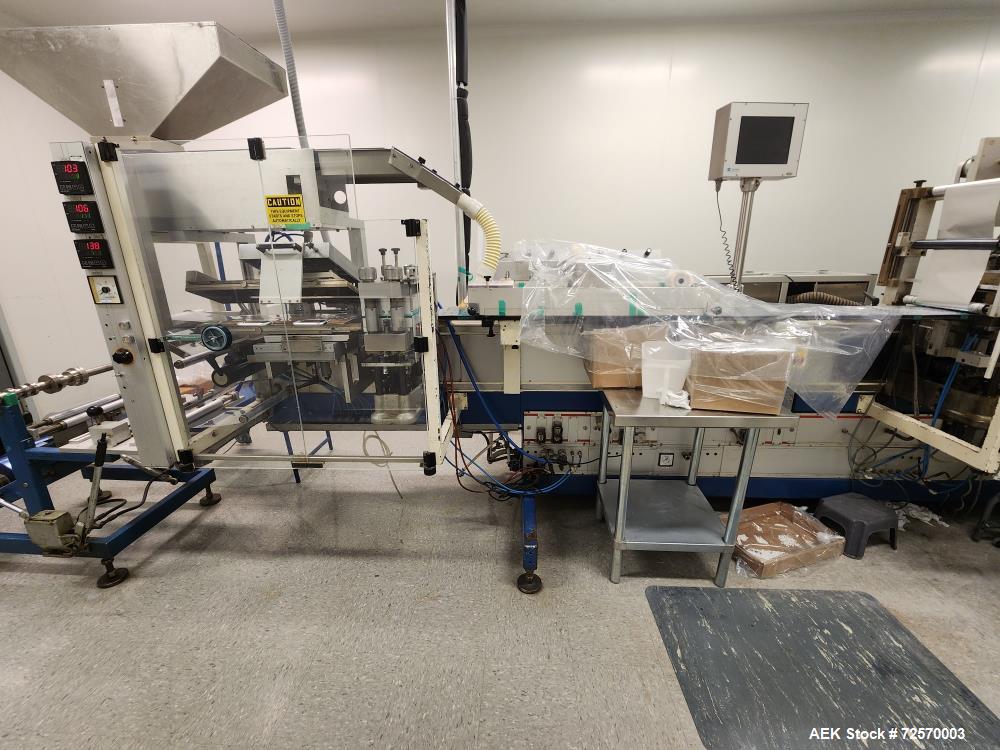 Used Uhlmann UPS2-MT Horizontal Blister Pack Thermoformer