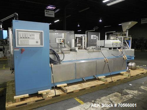 Used Uhlmann Model UPS4MT Horizontal Form and Fill Blister Pack Machine