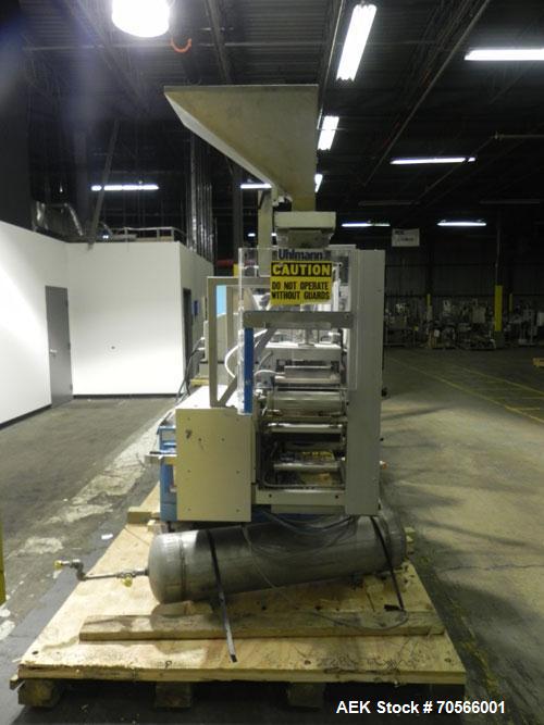 Used Uhlmann Model UPS4MT Horizontal Form and Fill Blister Pack Machine