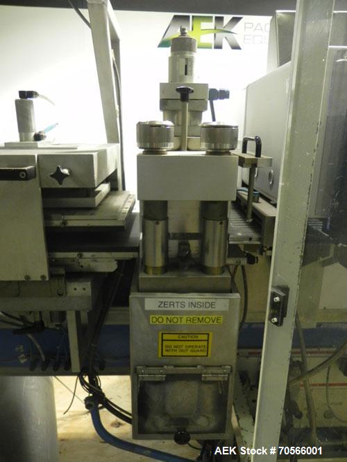 Used Uhlmann Model UPS4MT Horizontal Form and Fill Blister Pack Machine