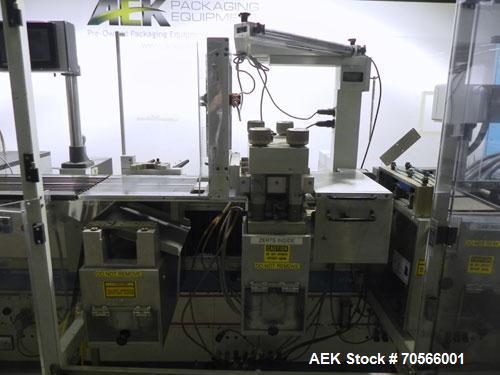 Used Uhlmann Model UPS4MT Horizontal Form and Fill Blister Pack Machine
