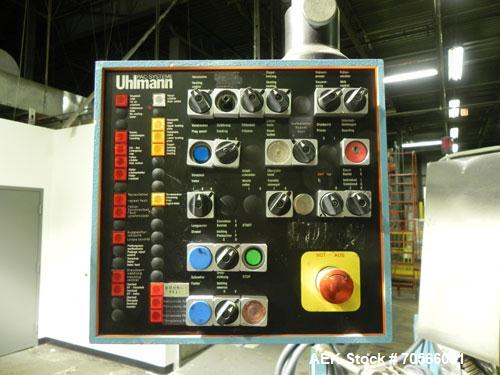 Used- Uhlmann Model UPS4MT Horizontal Form and Fill Blister Pack Machine